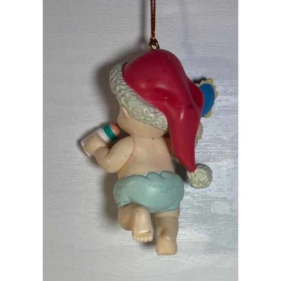 Matrix Baby Christmas Ornament With Santa Hat Baby Bottle & Rattle 3" - Picture 3 of 5